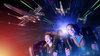 Hyperspace Mountain in Discoveryland