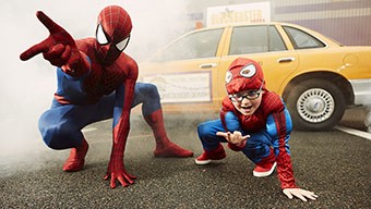 Spider-Man im Avengers Campus